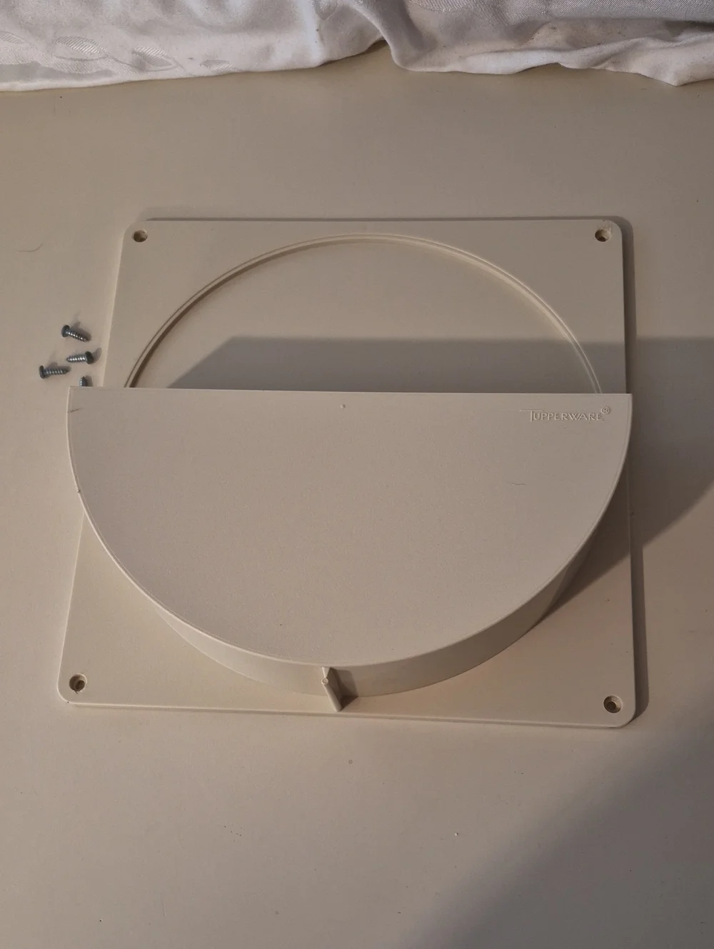 Vintage Tupperware Seal/Lid Cabinet Door Holder Organizer With Mounting Screws